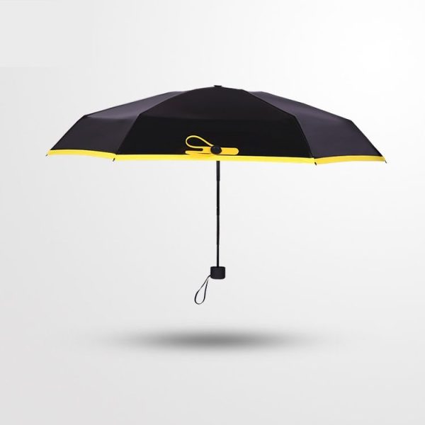 Carbon Fiber Mini Sunscreen Anti-UV Shade Rain and Rain Pocket Umbrella (Green) - Image 5
