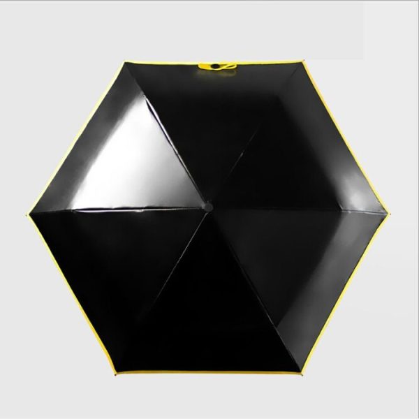 Carbon Fiber Mini Sunscreen Anti-UV Shade Rain and Rain Pocket Umbrella (Green) - Image 8