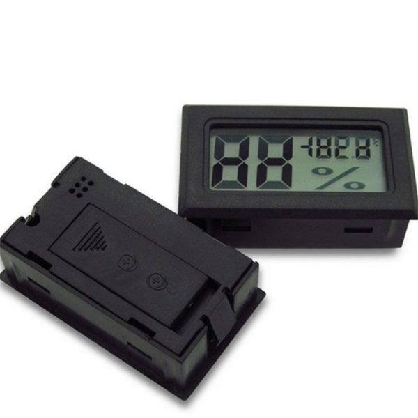 2 PCS LCD Display ABS Material Refrigerator Embedded Electronic Digital Display Temperature and Humidity Meter Random Color Delivery - Image 3
