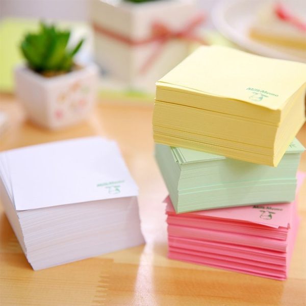 Creative Cute Milk Box Memo Note Paper Office School Supplies (Pasture) - Image 3