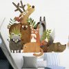 Creative Animal Cartoon Children Room Kindergarten Bedroom TV Baseboard Home Improvement Stickers Wall Decoration Stickers - Image 2