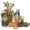 Creative Animal Cartoon Children Room Kindergarten Bedroom TV Baseboard Home Improvement Stickers Wall Decoration Stickers - Image 5