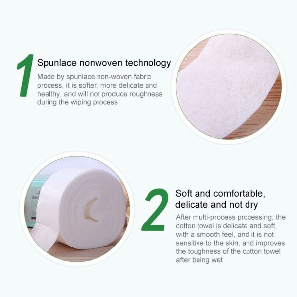 250 PCS Makeup Remover Wipes Facial Deep Clean Tool Makeup Tools Random Color - Image 4