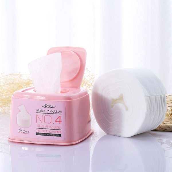 250 PCS Makeup Remover Wipes Facial Deep Clean Tool Makeup Tools Random Color - Image 7