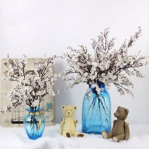 Simulation Starry Single Flower Home Decoration Bride Holding Flowers (White)