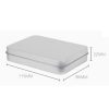 11.5x8.5x2.2cm Rectangular Metal Storage Box Tinplate Business Card Storage Box (Conjoined Flip) - Image 3