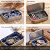 11.5x8.5x2.2cm Rectangular Metal Storage Box Tinplate Business Card Storage Box (Conjoined Flip) - Image 6