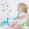 Children Retro Cartoon Telephone Early Education Story Machine Simulation Telephone Toy (Blue) - Image 4
