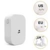 M2D Wireless WiFi Doorbell Jingle Machine Intelligent Doorbell Voice Intercom Bell, Plug Standard: EU Plug (White)