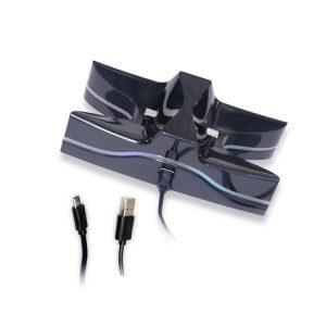 Colorful Double Charging Stand Handle Seat Charger for PS4 Wireless Game Controller