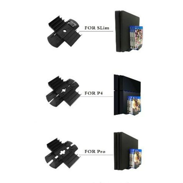Iplay Game Console Multi-function Bracket Game Disc Base Vertical Cooling Bracket For PS4 Slim / PS4 Pro - Image 5