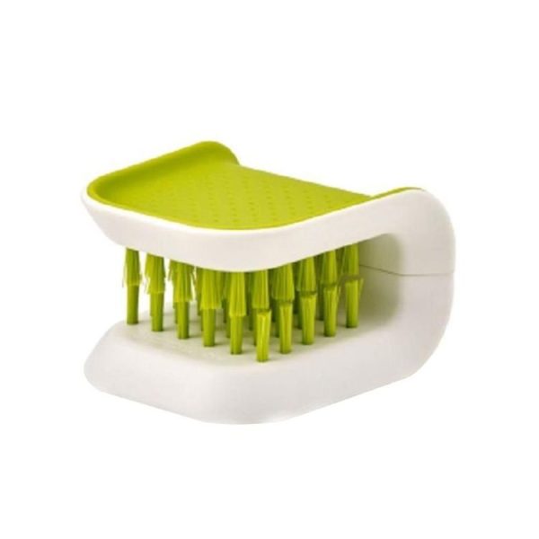 Portable Fork Spoon U Shaped Soft Double Sided Decontamination Brush Kitchen Helper - Image 2