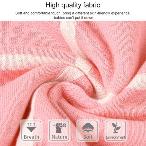Soft Swaddle Wrap Blankets Newborn Sofa Bedding (Black) - Image 5