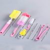 7PCS / Set Bottle Sponge Cleaning Brush Tools Straw Brush Set (Blue) - Image 3