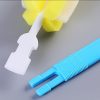 7PCS / Set Bottle Sponge Cleaning Brush Tools Straw Brush Set (Blue) - Image 7