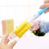 7PCS / Set Bottle Sponge Cleaning Brush Tools Straw Brush Set (Blue) - Image 8