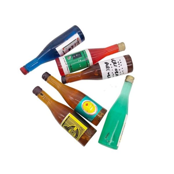 18 PCS / 3 Pack 1: 12 Mini Dollhouse Pocket Simulation Fruit Wine Drink Bottle Ornaments Model - Image 5