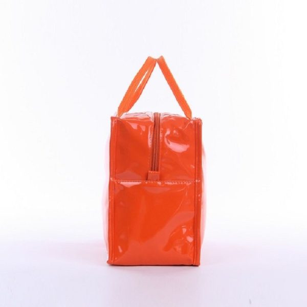 Portable Cold Insulation Portable Waterproof Lunch Box Bag (White) - Image 4