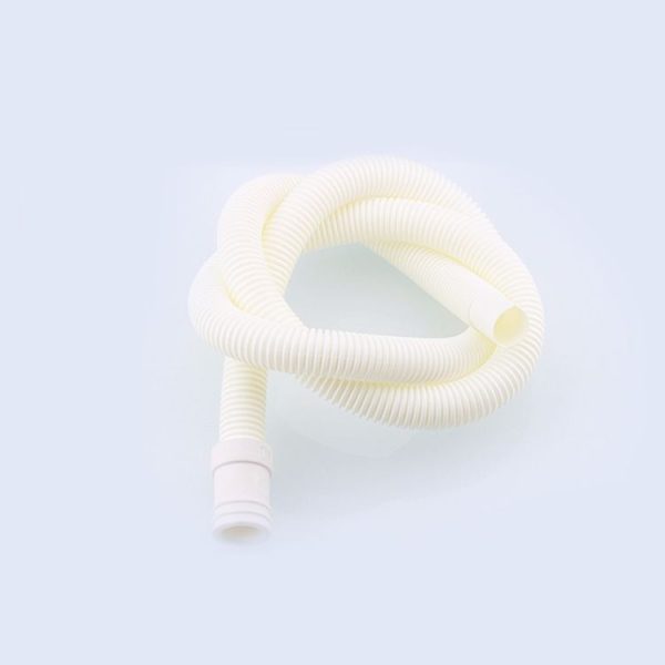 18mm Diameter Plastic Drain Pipe Water Outlet Extension Hose with Clamp for Semi-automatic Washing Machine / Air Conditioner, Size: 2m Length - Image 2