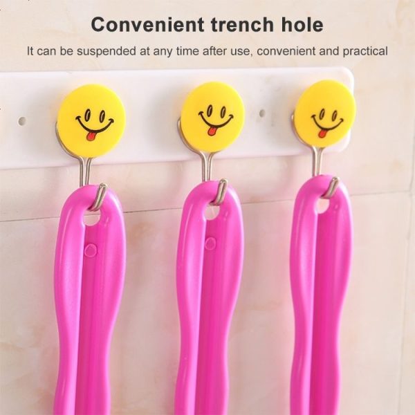 Long Handle Hanging Skin Massage Rubbing Body Exfoliation Brushes (Pink) - Image 6