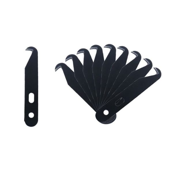 5 PCS Tile Grout Cleaning Knife Blade Wall Floor Ceramic Construction Tool (Black)
