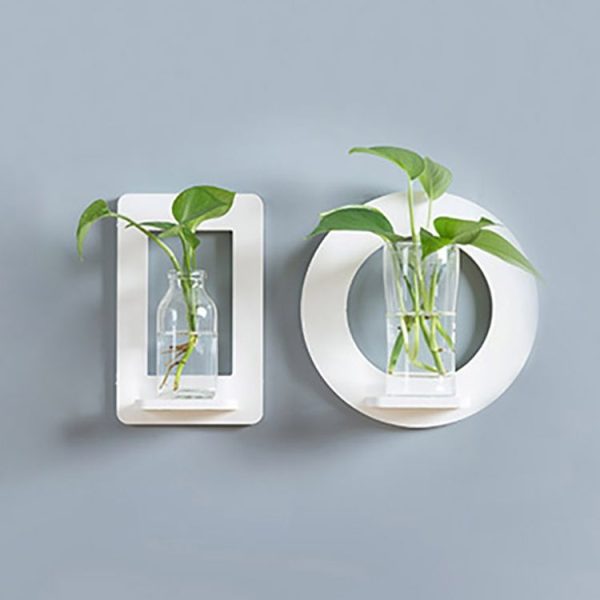 Room Wall Decoration Paste Indoor Pendant Green Plant Hanging Flower (Round Shelf) - Image 4