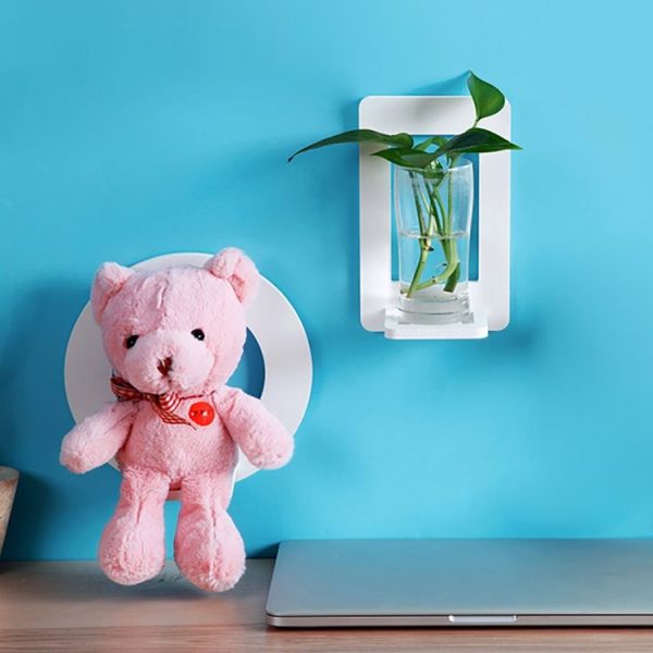 Room Wall Decoration Paste Indoor Pendant Green Plant Hanging Flower (Round Shelf) - Image 7