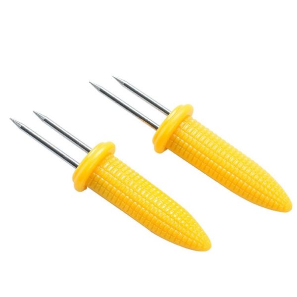 20 PCS Creative Fashion Corn Needle Stainless Steel Portable Barbecue Needle Tool - Image 3