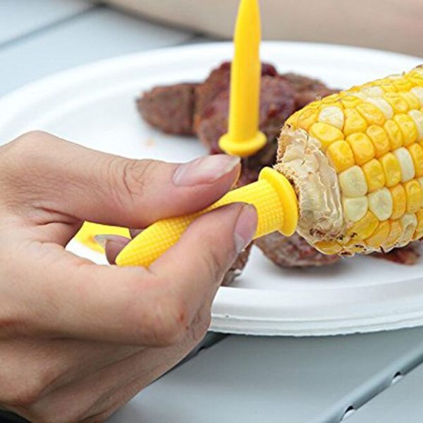 20 PCS Creative Fashion Corn Needle Stainless Steel Portable Barbecue Needle Tool - Image 5