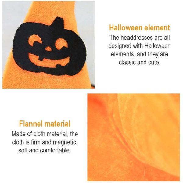 Halloween Witch Hat Dress Elegant Party Costume Cap For Children's Party Toys Caps Cosplay (Witch) - Image 3