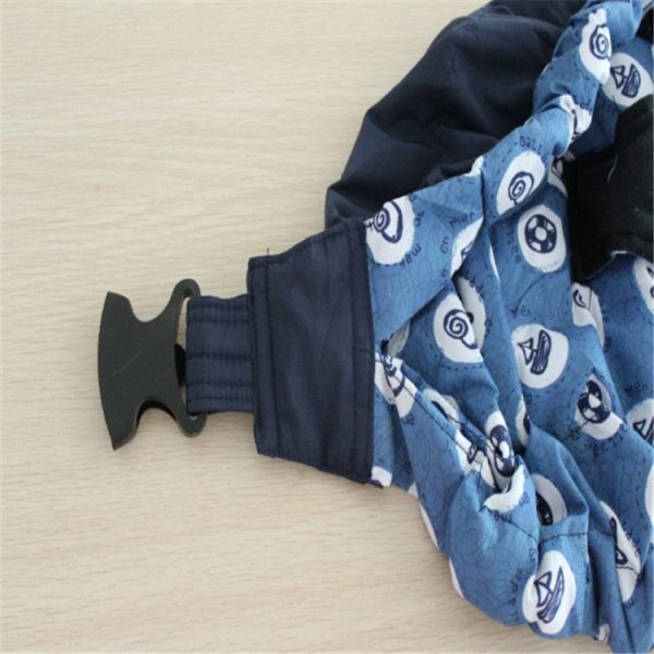 Newborn Baby Cross-body Harness Strap (Big Red Plaid) - Image 5