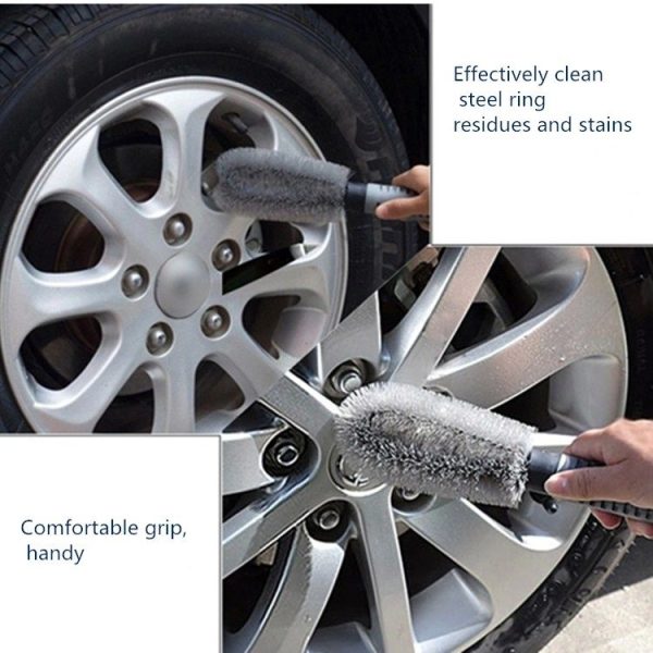 Car Wheel Brush Tool Gap Cleaning Brush Home Car Dual-use Cleaning Supplies - Image 7