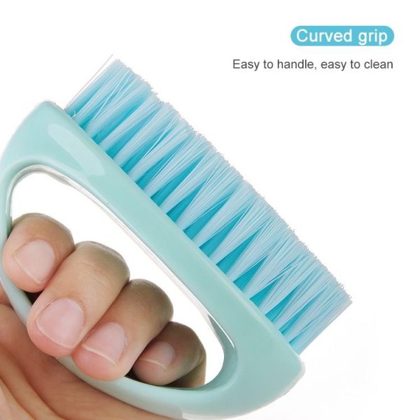 2 PCS Multi Functional Soft Hair Laundry Washing Shoes Bathroom Cleaning Brush (Purple) - Image 4