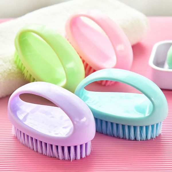 2 PCS Multi Functional Soft Hair Laundry Washing Shoes Bathroom Cleaning Brush (Purple) - Image 7
