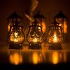 2 PCS Small Oil Lamp Halloween Retro Laser Pony Light Creative Bar Ghost Festival Atmosphere (Bat) - Image 6