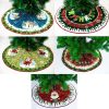 2 PCS Christmas Cloth Cartoon Christmas Tree Bottom Decoration Tree Skirt, Size: 90x90cm (Letter) - Image 3