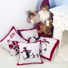 2 PCS Christmas Linen Fabric Sofa Pillowcase Without Pillow (Fawn) - Image 5