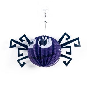 2 PCS Halloween Decoration Halloween Spider Pumpkin Decoration Pendant Bar Atmosphere Arrangement Paper Decoration (Spider)