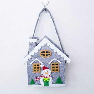 2 PCS Christmas Creative Mini Candy Gift Bag Decoration (Snowman)