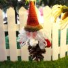2 PCS Christmas Simulation Pine Cone Pendant Decoration (Old Man) - Image 3