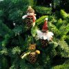2 PCS Christmas Simulation Pine Cone Pendant Decoration (Old Man) - Image 5