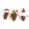 2 PCS Christmas Simulation Pine Cone Pendant Decoration (Old Man) - Image 6