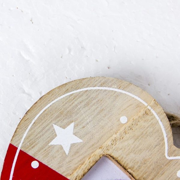 2 PCS Christmas Photo Frame Christmas Creative Photo Frame Pendant Christmas Tree Decoration Pendant, Specification: Pentagram (Grey) - Image 4