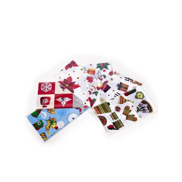 2 PCS Christmas Creative Disposable PVC Printed Tablecloth Table Decoration (Square Plaid) - Image 5