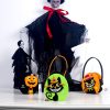 2 PCS Halloween Candy Bags Fabric Felt Halloween Trick or Treat Candy Storage Basket Children's Shopping Basket (B Section) - Image 4