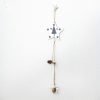 2 PCS Christmas Wooden Star Point Ornaments Hemp Rope Pine Fruit Christmas Tree Decoration Pendant (Pentagram Christmas Tree)