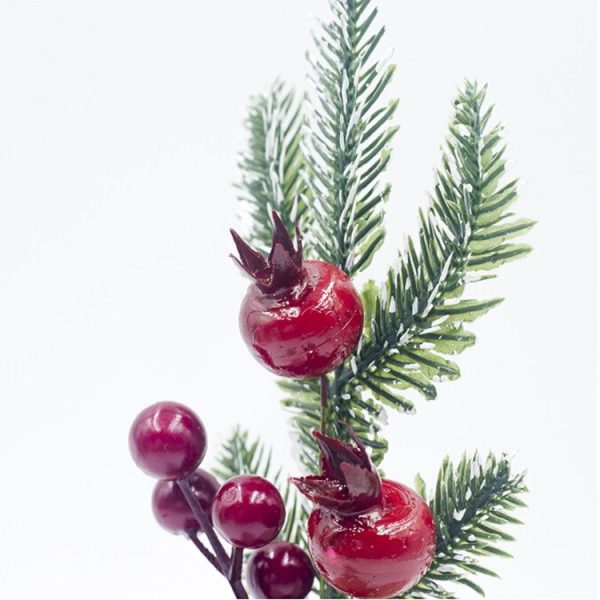 2 PCS Creative Christmas Pine Needles Cutting Table Decoration (Upper Pine Cone) - Image 4