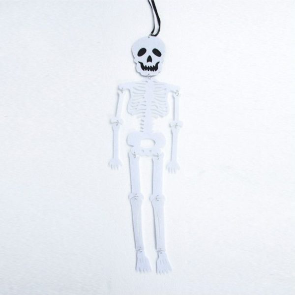 2 PCS Halloween Bar Mall Spoofing Facade Listing Scene Decorations (White)