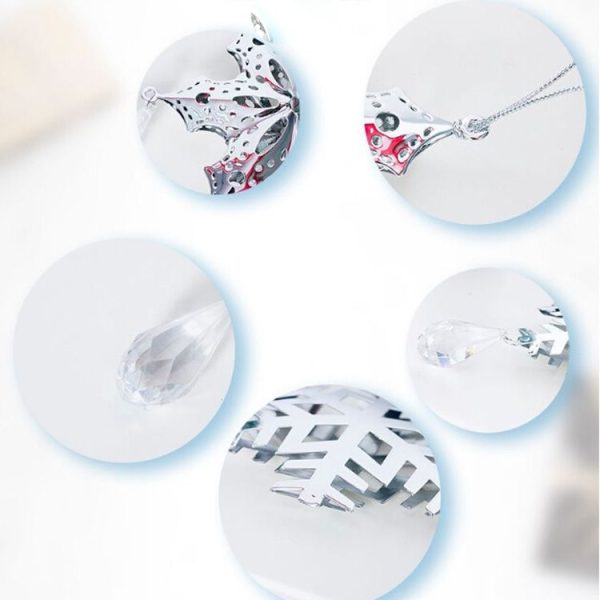 2 PCS Christmas Creative Hollowed Iron Pendant Accessories Scene Decoration (Snowflake) - Image 5