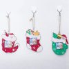 2 PCS Christmas Creative Color Wooden Photo Album Accessories Scene Decoration (Socks) - Image 2